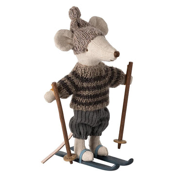 Winter mouse with ski set - Big brother - Maileg